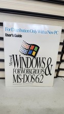 MICROSOFT WINDOWS 1993 Vintage MS-DOS 6.2 USER'S GUIDE picture