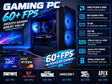 🔥60+ FPS Gaming Computer🎮GTA,Minecraft,Fortnite, etc.🎮AMD 5500 and ARC A380🔥 picture