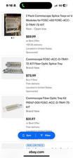CommScope FOSC-ACC-D-TRAY-72-KIT Fiber Optic Splice Tray for FOSC 450, White/Red picture