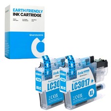 2PK OSI Compatible LC3017C Ink Cartridges fits Brother DCP-J572DW J772DW J774DW picture
