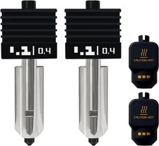 2PK 0.4MM P2S Hotend With Hardened Nozzle For Bambu Lab P2S/X2D/H2S/H2D/H2C/A... picture