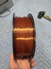 1.75mm PLA 3D Printer Filament — Silk Copper, 1kg Spool picture