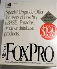 Microsoft  FoxPro  *NIB Unopened*  picture