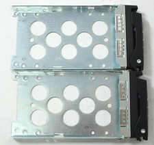 Lot of 2 AIC H182JKC000-PEZ045 2 SFF HDD Hard Drive Tray Disc Metal Caddy 2.5 