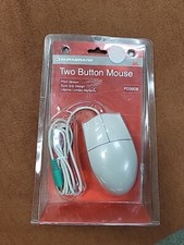 MOUSE model no PD39DB white roller ball computer PC PS2 keyboard two button NEW picture