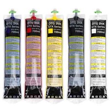6*700ML Textile Ink Bag With Chip For Brother GTX / GTX PRO Series DTG Printer picture