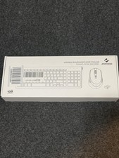 Joyaccess Wireless Quiet Slim Keyboard Mouse SET - white brand new picture