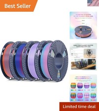 250g Rainbow PLA Filament Bundle - Vibrant Multicolor 3D Printing Filament picture