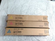 New Ricoh MP C305 Color Set Magenta Cyan Yellow Sealed Box picture