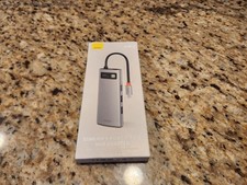 Baseus Gray Starjoy High Performance 9 In 1 Type-C Port Hub Adapter picture