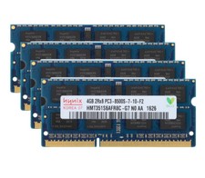 16GB RAM Laptop Memory Hynix 4X 4GB DDR3 1066MHz PC3-8500S 204PIN SO-DIMM NONECC picture
