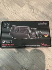Perixx PERIDUO-606A Wireless 3-in-1 Ergonomic Mini Keyboard Vertical Mouse Combo picture