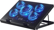 High-Performance Laptop Cooling Pad with 5 Fans for Ultimate Comfort & Cooling picture