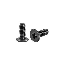 M2 x 6mm Laptop Notebook Computer Screws Phillips Head Screw Black 200pcs picture