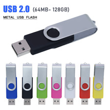 NEW (5X,10X,50X) Lot Memory Stick USB Flash Drives Swivel Pen Thumb Metal U Disk picture