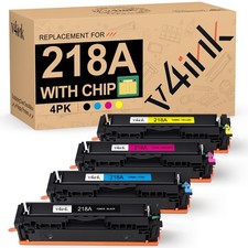 ** NEW HP 218A Toner | 218A / 218X | Black/Color | w/ Chips | Compatible | 4-Pak picture