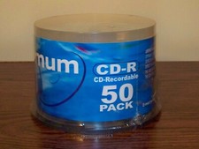 OPTIMUM CD-R 50 PACK 700MB 80MIN 48X RECORDABLE BLANK MEDIA DISCS NEW SEALED –K6 picture