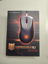 SEALED Unbreakable M-1 Wired Gaming Mouse PC LED Gaming Mouse with 12000DPI picture