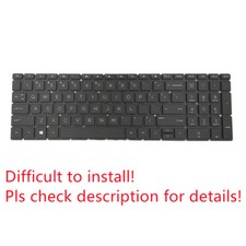 Original US Black Non-Backlit Keyboard for HP 15-db0041nr picture