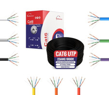 CAT6 1000ft Original Solid Ethernet Cable UTP 23AWG CCA Network Bulk Wire RJ45 picture