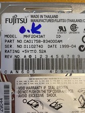 FUJITSU MHF2043AT 2.5