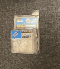 IDEAL 85-370 Cat5E Feed-Thru RJ-45 MODULAR PLUGS 25 PACK picture
