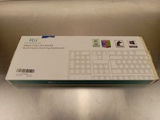 Rii RK100+ (8541666786) Rainbow LED Backlit Wired Gaming Keyboard picture