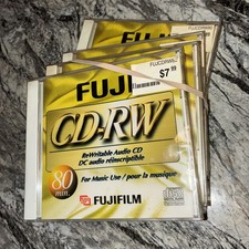 Fuji 5-Pack 80 Minute CD-RwDiscs picture