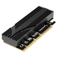 SABRENT M.2 NVMe SSD to PCIe x16 Tool-Free AIC with Aluminum Heatsink, Gen5 Comp picture