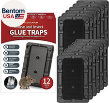 12 Pack Mouse and Insect Glue Traps Heavy Duty Sticky Pest Control picture