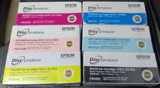 Epson Disc Producer PP-50 PP-100 Ink Cartridge Color Full Set Of 6 NEW sealed picture