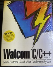 Vintage Watcom C/C++ Version 10.5 Big Box Compiler 1995 Open Box Sealed Contents picture