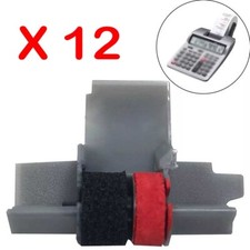 12pcs IR-40T Black & Red Calculator Ink Rollera for CP13 NR42 IR40T Sharp Casio picture