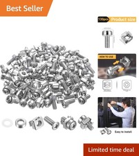 Durable Carbon Steel Rack Mount Hardware 40-Pcs Set for Servers and Cabinets picture