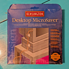 LOT OF 2 VINTAGE KENSINGTON DESKTOP MICROSAVER 64162 SECURITY SYSTEM KITS NOS picture