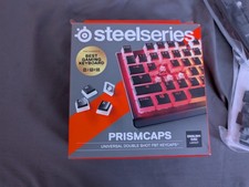 SteelSeries PRISMCAPS - Double Shot PBT  Pudding-Style Keycaps - Black picture
