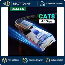 UGREEN Cat 8 Ethernet Cable 40Gbps 2000MHz Braided RJ45 Shielded LAN Cord picture