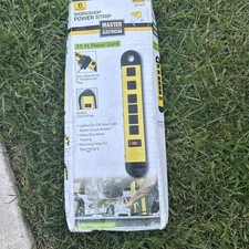 Master Electrician  6 Outlet Heavy Duty Metal Power Center 15 Ft Power Cord picture