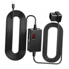 Dash Cam OBD Hardwire Kit Power Cable Type USB C Port | 10.5FT 12V-24V To picture