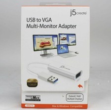 j5Create USB to VGA Multi-Monitor Adapter JUA214 - Mac & Windows - BRAND NEW picture