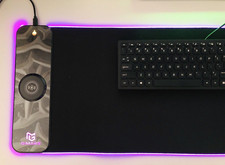 Gimars 15W Magnetic Wireless Charging RGB Gaming Mouse Pad Light Change Modes picture
