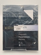 Southworth Fine Business Paper White Linin 100 Sheet 24lb Watermarked 25% Cotton picture
