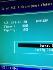 18.2GB IBM PN 34L3750 10K Type: DMVS18V Ultra2 SCSI 68pin HDD 3.5