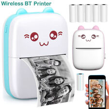 Mini Pocket Thermal Printer Bluetooth Cellphone Photos Sticker Inkless Printing picture