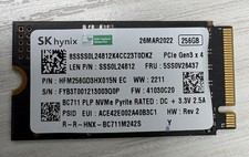 SK hynix HFM256GD3HX015N  SSD 256GB PCie Gen3 x 4 picture