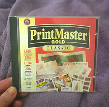 PrintMaster Gold Classic v4.0 CD Desktop 1997 Publishing For Windows 95/3.1 picture