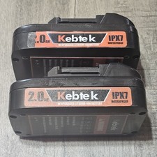 2 Pack Kebtek 21V Max 36Wh Lithium Ion Replacment Battery IPX7 Waterproof 💧 picture