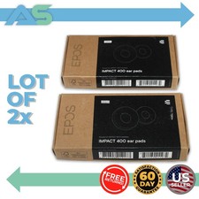 Lot of 2 EPOS Replacement Earpads Black for EPOS Impact 400 Headsets | 1001387 picture