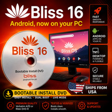 Bliss OS 16 Android 13 for PC Bootable Install DVD 64-Bit Android-x86 picture