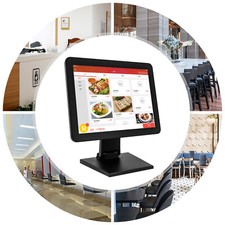 H1503 15in LCD Touch Screen Monitor HDMI VGA USB 1024×768 Black picture